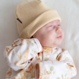 Vauvan ribbipipo vaalea kaura - Melli EcoDesign