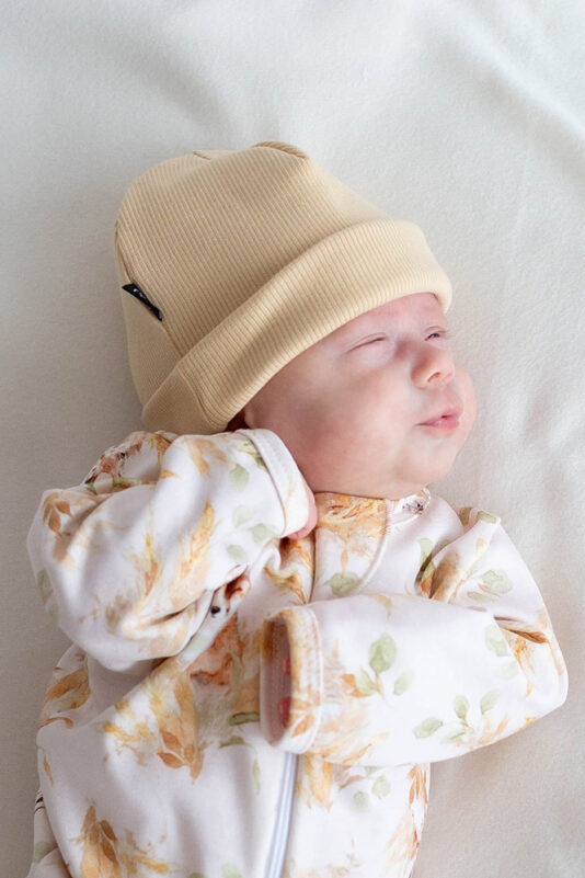 Vauvan ribbipipo vaalea kaura