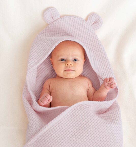 Huppupyyhe nallenkorvilla murrettu kanerva - Melli EcoDesign