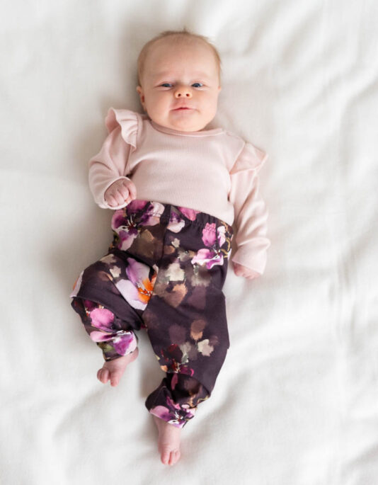 Vauvan kukkakuosiset legginsit - Melli EcoDesign