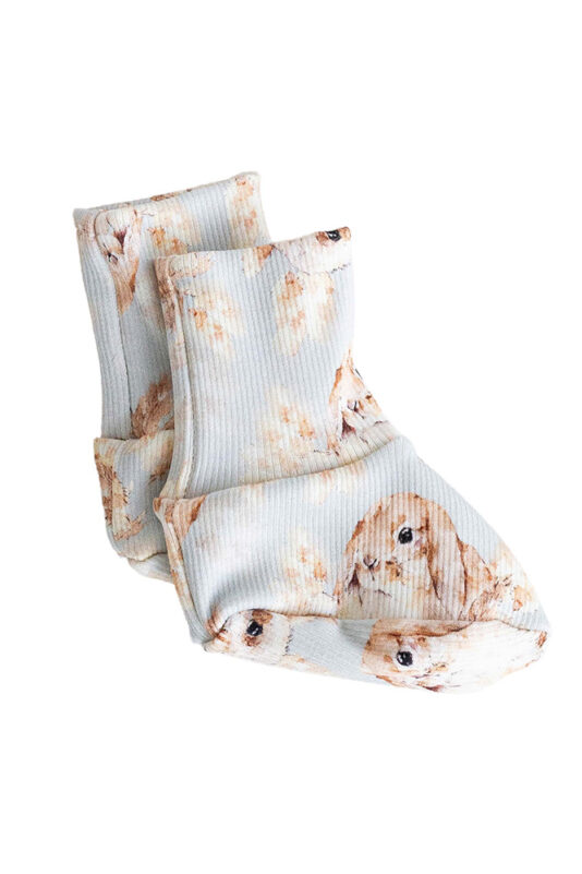 Vauvan ribbitossut Luppakorva vaaleansininen 0-12 kk