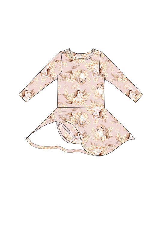 Bodymekko Luppakorva vaaleanpunainen - Melli EcoDesign