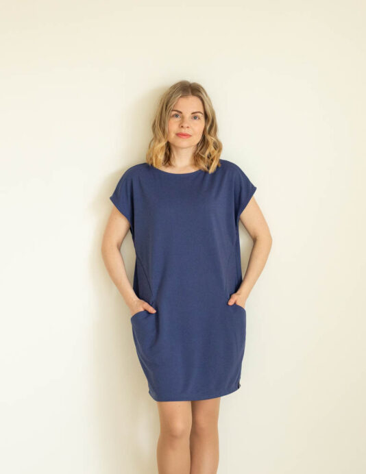 Holkkihihatunika indigon sininen - Melli EcoDesign Holkkihihatunika indigon sininen - Melli EcoDesign