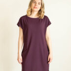 Naisten kotimainen tunika luumu - Melli EcoDesign