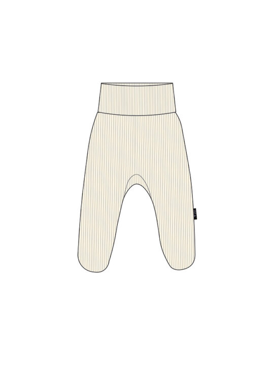 Ribbi puolipotkuhousut sadepilvi - Mell EcoDesign