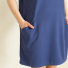 Taskutunika sininen - Melli EcoDesign