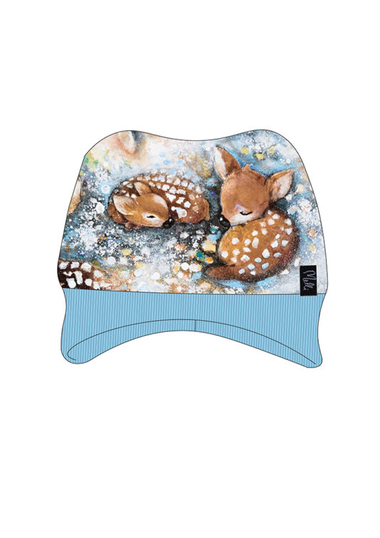 Vauvan resoripipo Bambit lehtisateessa jäänsininen