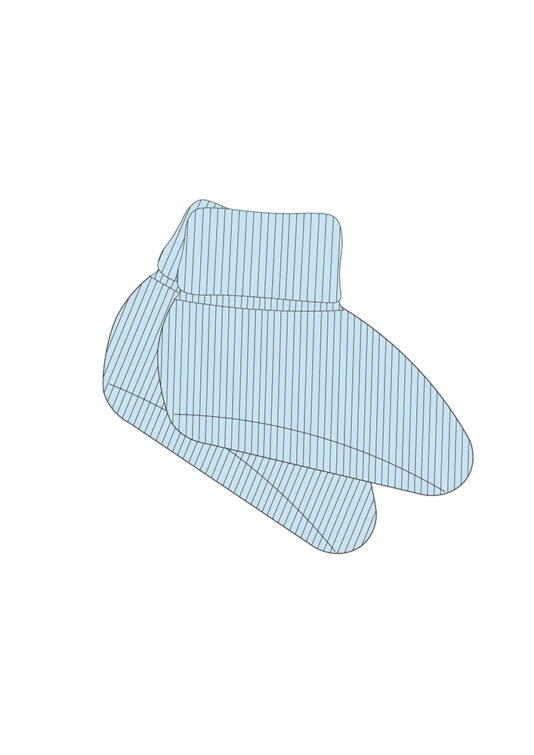 Vauvan ribbitossut Vanilja