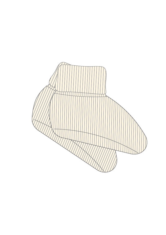 Vauvan ribbitossut Vanilja