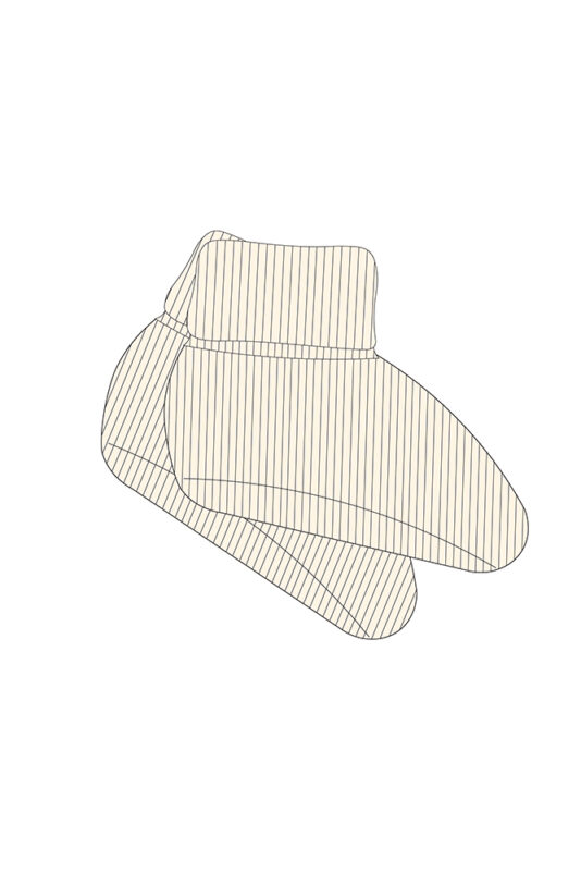 ENNAKKOMYYNTI Vauvan ribbitossut vanilja