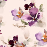 Mystique flowers puuteri kuosikuva - Melli EcoDesign
