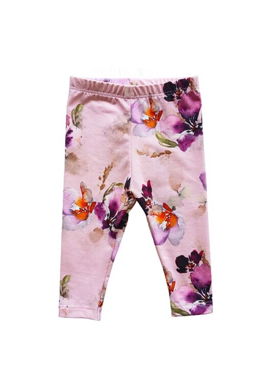 Body Bambit lehtisateessa sininen - Melli EcoDesign
