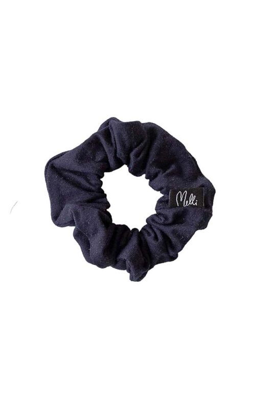 Scrunchie bambu navy pieni