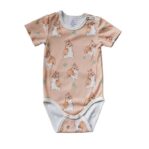 Vauvan lyhythihainen pupu body - Melli EcoDesign