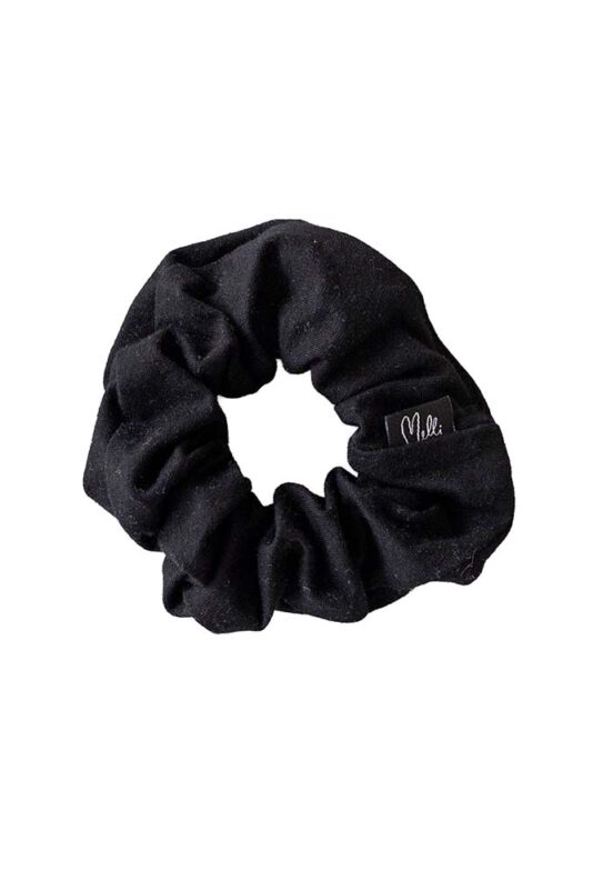 Scrunchie bambu musta