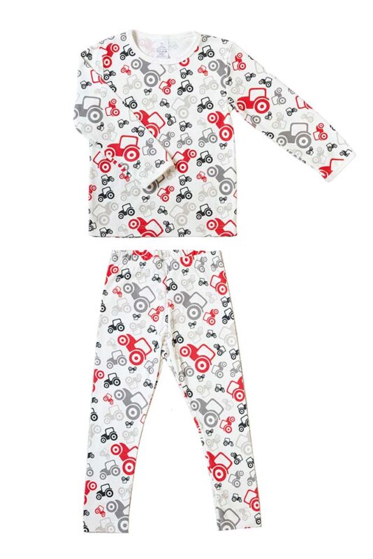 HILLA pyjamapaita ja -housut Traktori