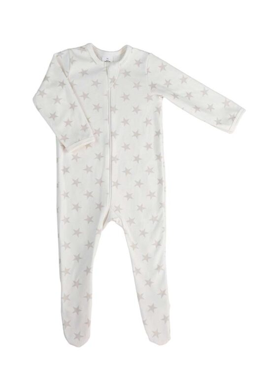 Body Bambit lehtisateessa sininen - Melli EcoDesign