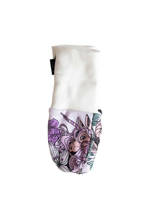 Body Bambit lehtisateessa sininen - Melli EcoDesign