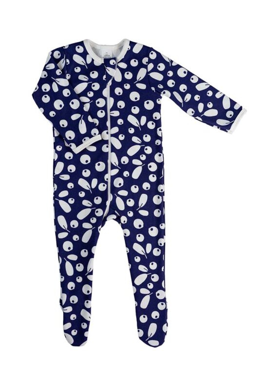 Body Bambit lehtisateessa sininen - Melli EcoDesign Body Bambit lehtisateessa sininen - Melli EcoDesign