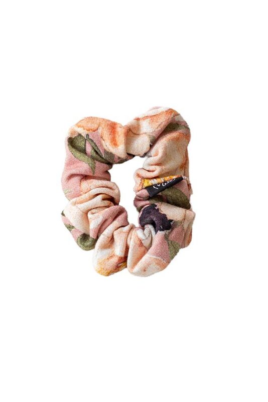 Scrunchie Aprikoosin kukka nougat pieni