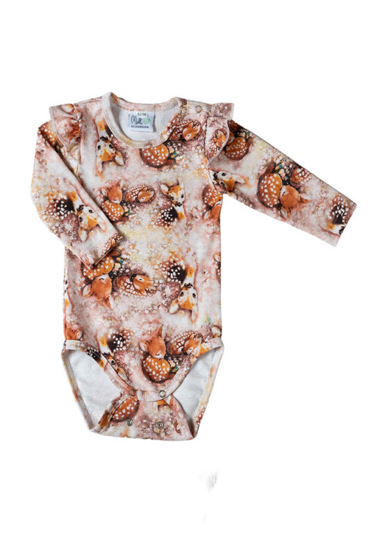 vauvan röyhelöbody bambi - Melli EcoDesign